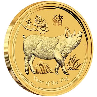 Gold Lunar Coins Series 2 (2008-2019)