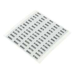 Zetags D1-High-$WB Price Pages Black on White