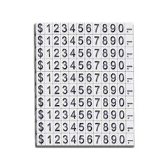 Zesnap Price Cubes 5mm White with Black Text