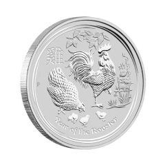 Fine Silver Coin Rooster 2017 5oz