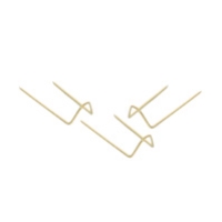 "U" Pins Brass 24MM (Pack/1000)