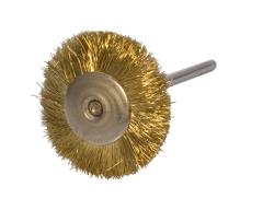 Brush Mounted Brass Straight 1"