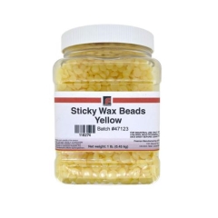 Sticky Bead Wax Yellow Jar