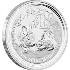 Fine Silver Coin Rabbit 2011 5oz