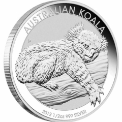 Fine Silver Coin Koala 2012 1/2oz