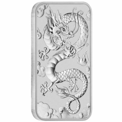 Fine Silver Coin Rectangular Dragon 2019 1oz