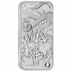 Fine Silver Coin Rectangular Dragon 2022 1oz