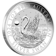 Fine Silver Coin Swan 2024 1oz
