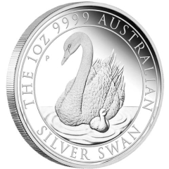 Fine Silver Coin Swan 2018 1oz