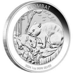 Fine Silver Coin Wombat 2024 1oz