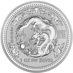 Fine Silver Coin Dragon 2000 1oz Series 1