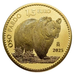 Fine Gold Coin 1oz Spain Bear 2025
