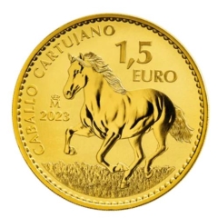 Fine Gold Coin 1oz Spain Horse 2023