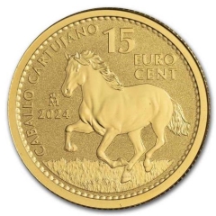 Fine Gold Coin 1/10oz Spain Horse 2024