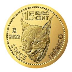 Fine Gold Coin 1/10oz Spain Lynx 2022