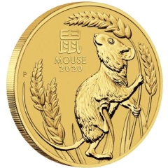 Fine Gold Coin - 1oz Australian Lunar Mouse 2020