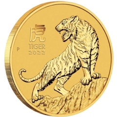 Fine Gold Coin - 1oz Australian Lunar Tiger 2022