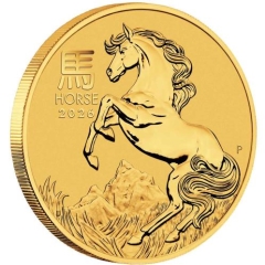 Fine Gold Coin - 1oz Australian Lunar Horse 2026