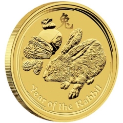 Fine Gold Coin - 2oz Australian Lunar Rabbit 2011