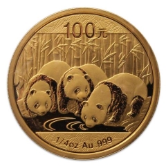 Fine Gold Coin Chinese Panda 1/4oz