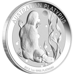 Fine Platinum Coin 2012 Australian Platypus 1oz