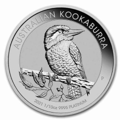 Fine Platinum Coin Kookaburra 1/10oz 2021