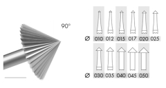Bur Steel Pointed P 4.50mm