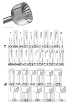 Bur Steel Cup S 1.40mm
