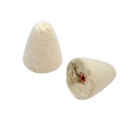 Buff Bangle Tapered 2.5" to 1"