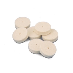 Felt Wheels Miniature 1/2" x1/8" Soft