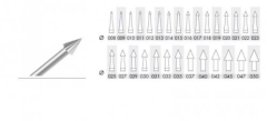 Bur Steel Pointed NN 1.50mm