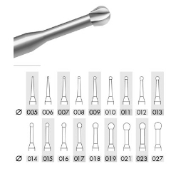 Bur Tungsten Carbide Round 1.10mm