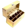 Acid Bottle Box with 8 Compartments