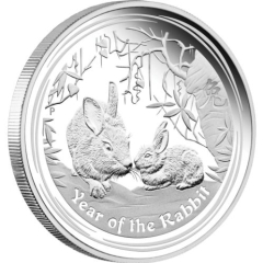 Fine Silver Coin Rabbit 2011 10oz