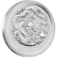 Fine Silver Coin Dragon 2012 5oz
