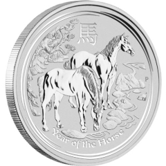 Fine Silver Coin Horse 2014 1oz
