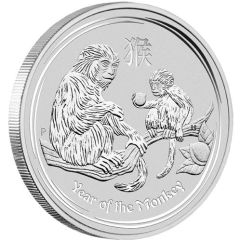 Fine Silver Coin Monkey 2016 5oz