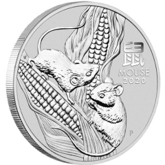 Fine Silver Coin Mouse 2020 5oz