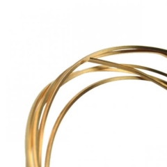 Red Brass Wire 0.70mm Square Soft     (21ga - 25ft)