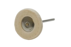 Buff Muslin Mounted Stitched  1"