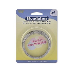 Stainless Steel Wire Round 22 Gauge 0.6mm x 10m